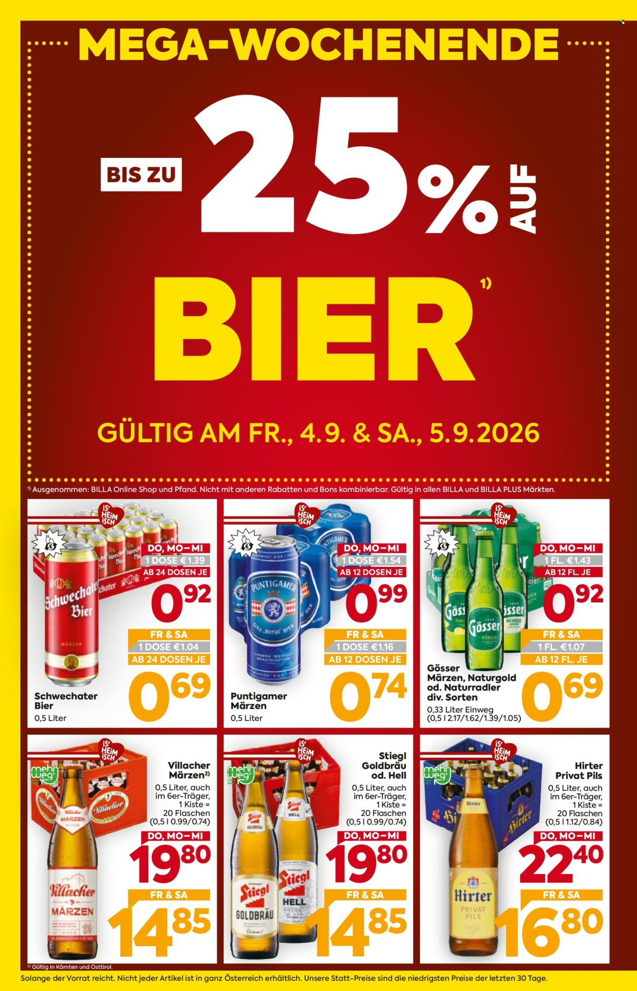 Angebote Billa - 3.9.2026 - 9.9.2026. Seite 2
