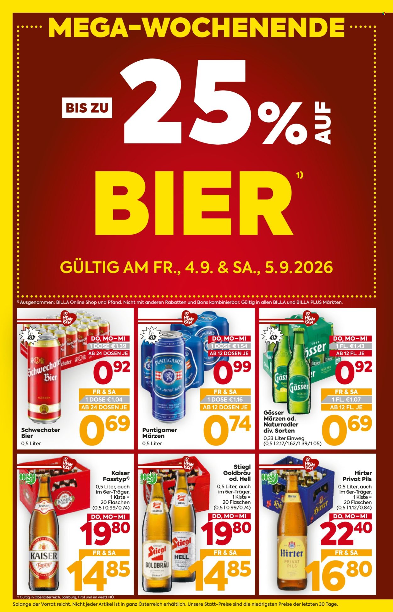 Angebote Billa - 3.9.2026 - 9.9.2026. Seite 2
