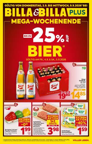 Angebote Billa - 3.9.2026 - 9.9.2026.