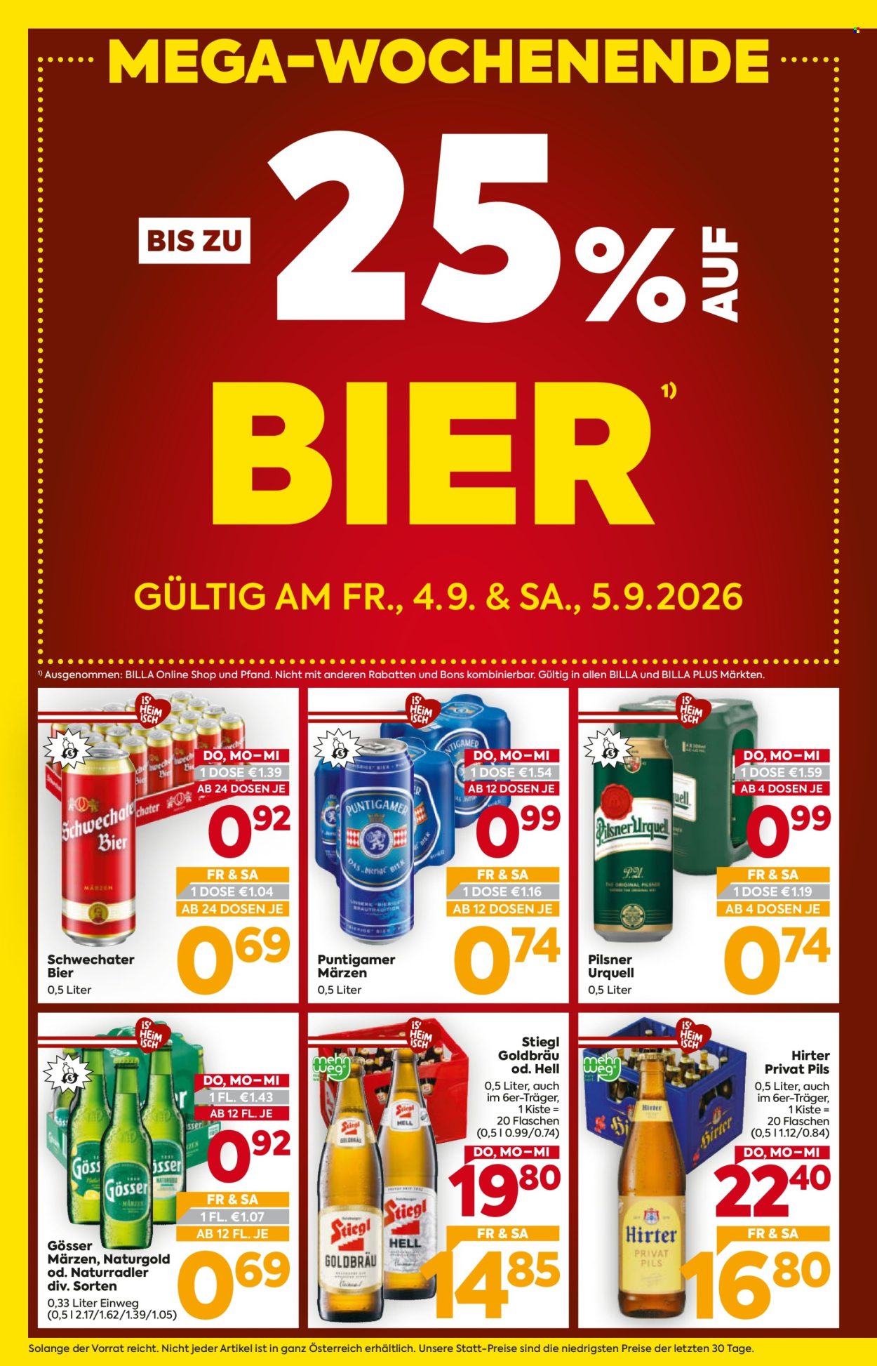 Angebote Billa - 3.9.2026 - 9.9.2026. Seite 2