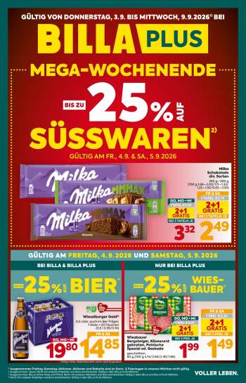 Angebote Billa Plus - 3.9.2026 - 9.9.2026.