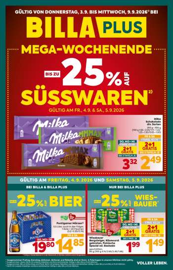 Angebote Billa Plus - 3.9.2026 - 9.9.2026.