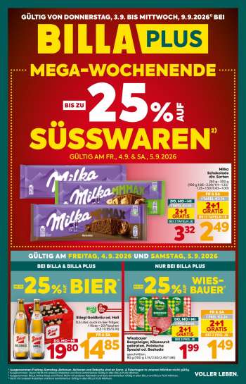 Angebote Billa Plus - 3.9.2026 - 9.9.2026.