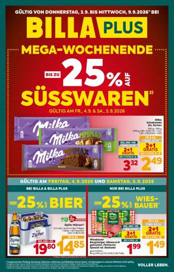 Angebote Billa Plus - 3.9.2026 - 9.9.2026.