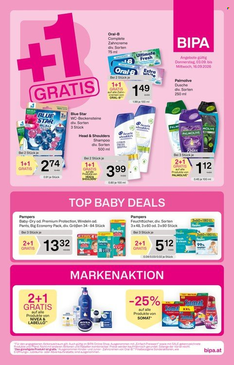 Angebote Bipa - 3.9.2026 - 16.9.2026. Seite 1