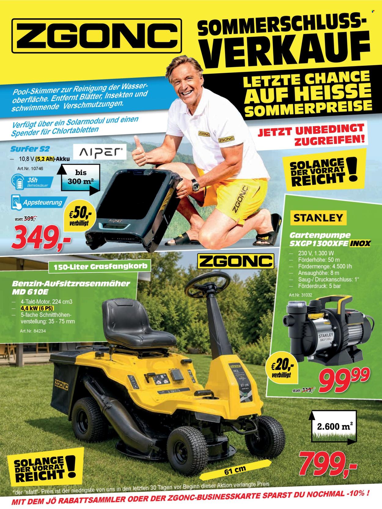 Angebote Zgonc - 5.9.2026 - 27.9.2026. Seite 1