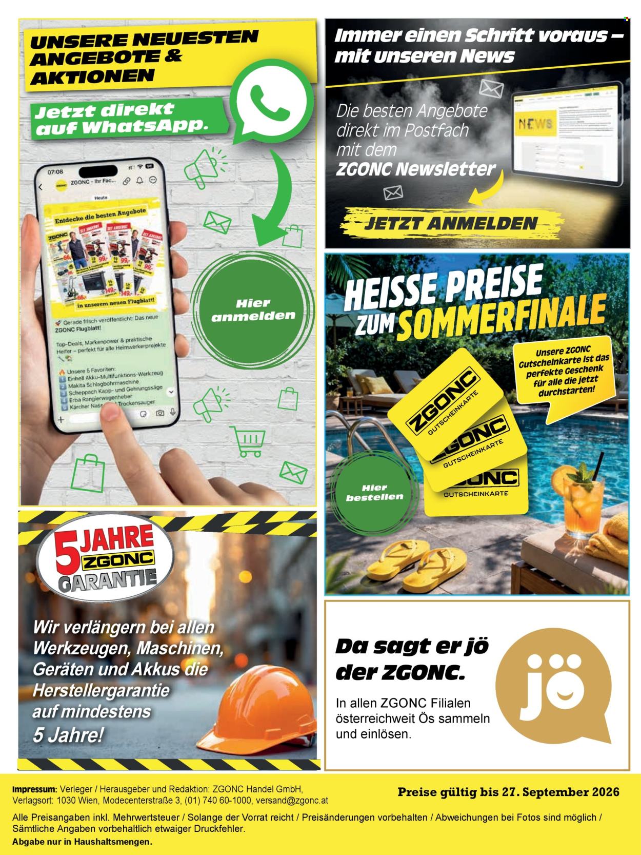 Angebote Zgonc - 5.9.2026 - 27.9.2026. Seite 14