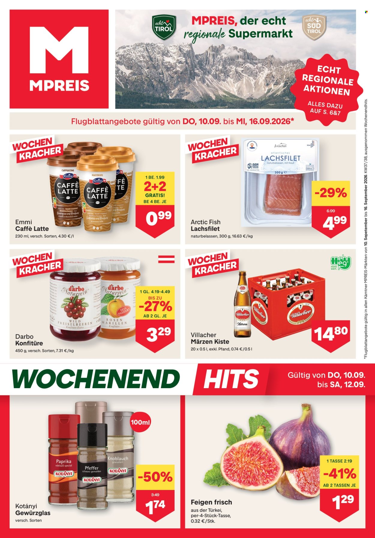 Angebote MPREIS - 10.9.2026 - 16.9.2026. Seite 1