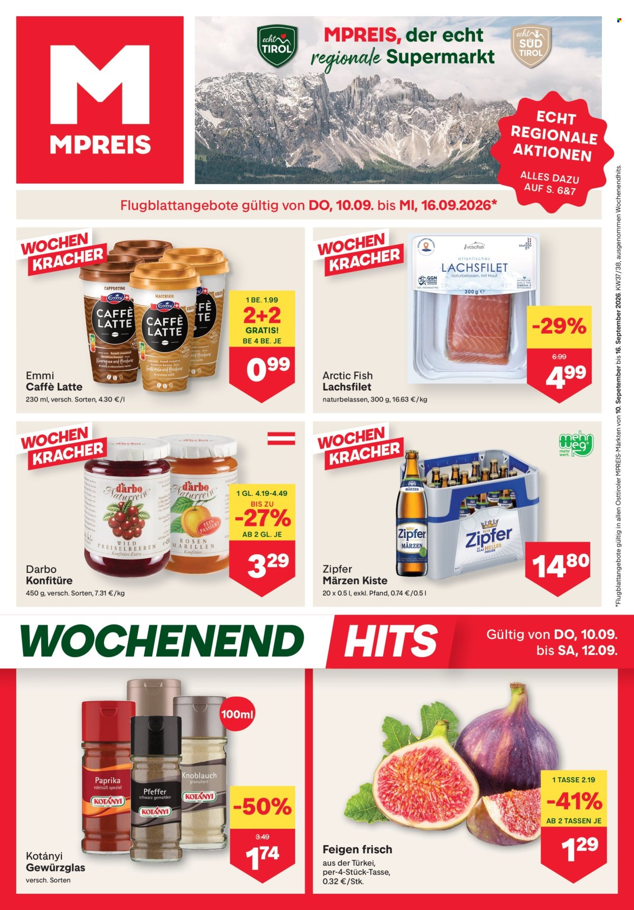 Angebote MPREIS - 10.9.2026 - 16.9.2026. Seite 1