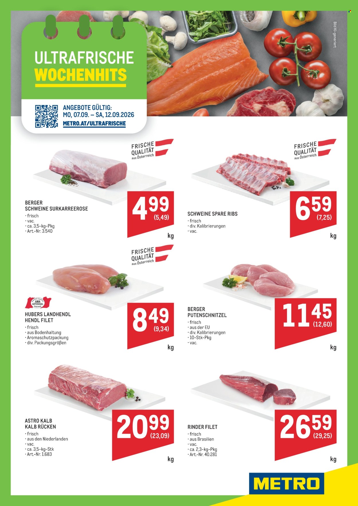 Angebote Metro - 7.9.2026 - 12.9.2026. Seite 1