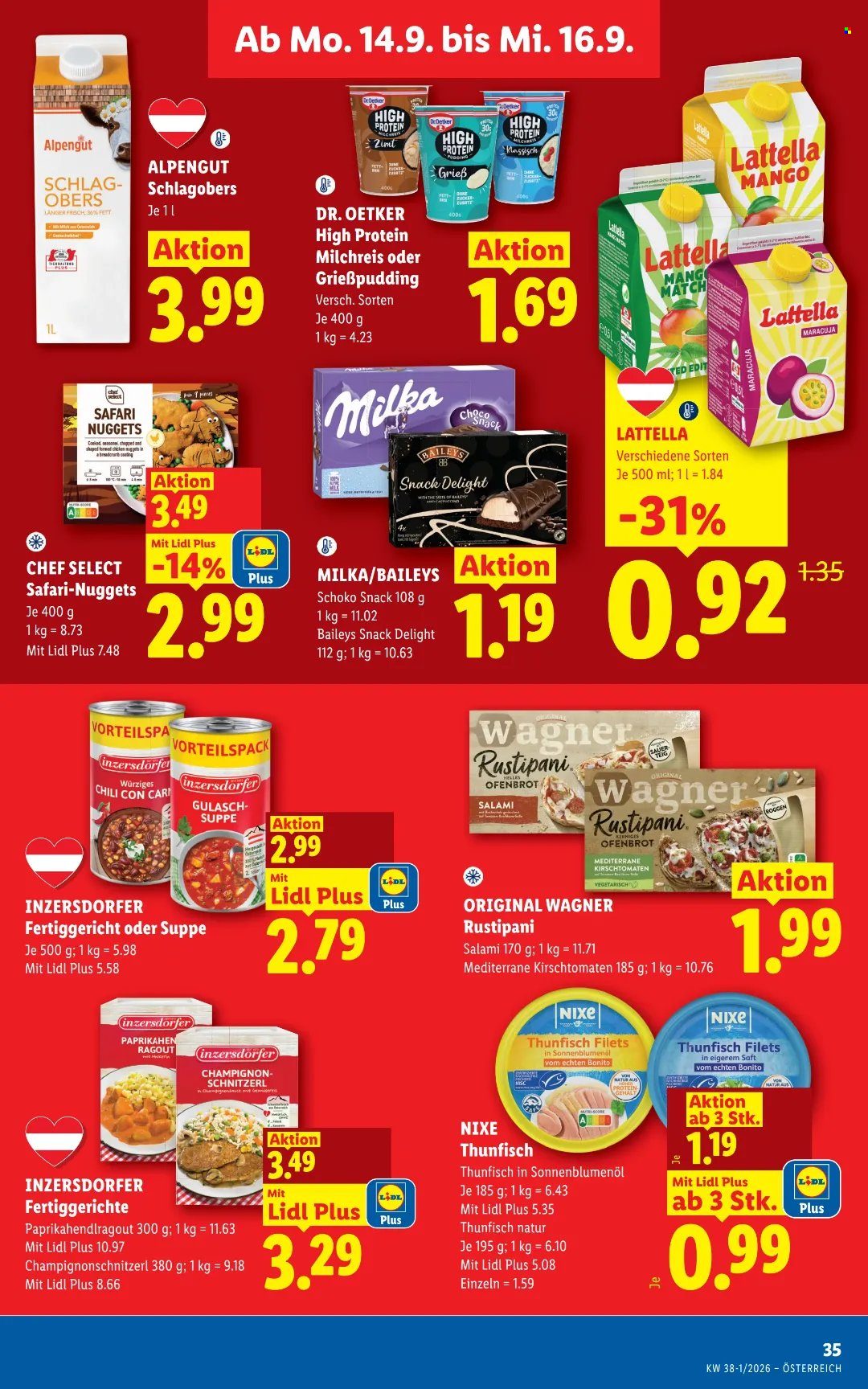 Angebote Lidl - 10.9.2026 - 16.9.2026. Seite 44