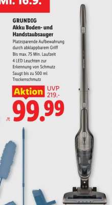 GRUNDIG Akku Boden- und Handstaubsauger