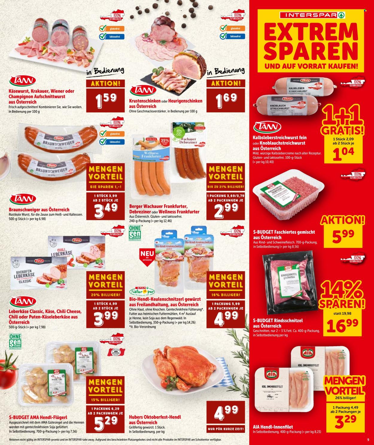 Angebote INTERSPAR - 10.9.2026 - 23.9.2026. Seite 9