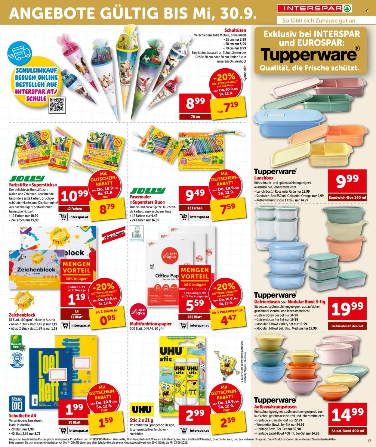 Angebote INTERSPAR - 10.9.2026 - 23.9.2026. Seite 17