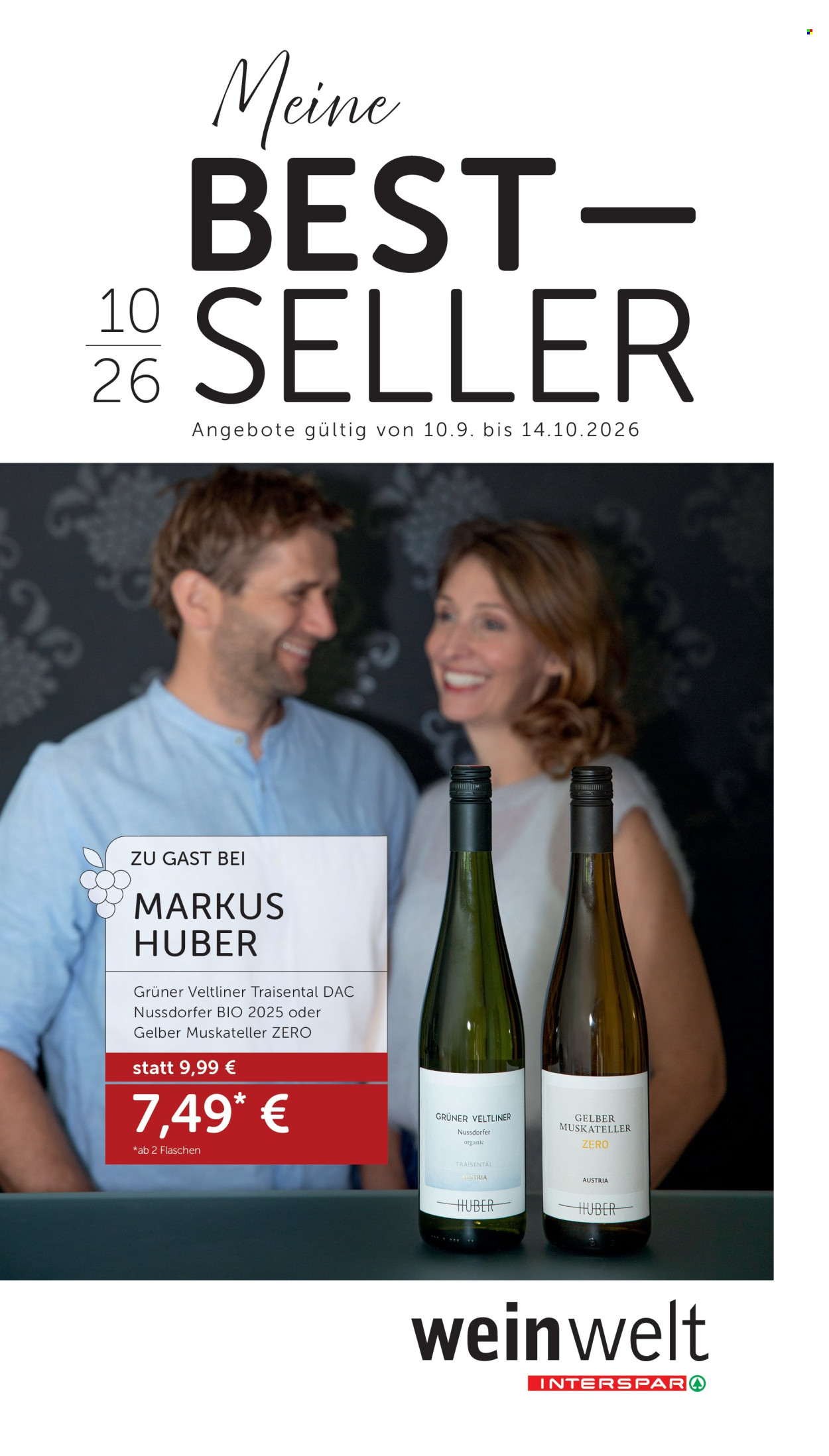 Angebote INTERSPAR - 10.9.2026 - 14.10.2026. Seite 1