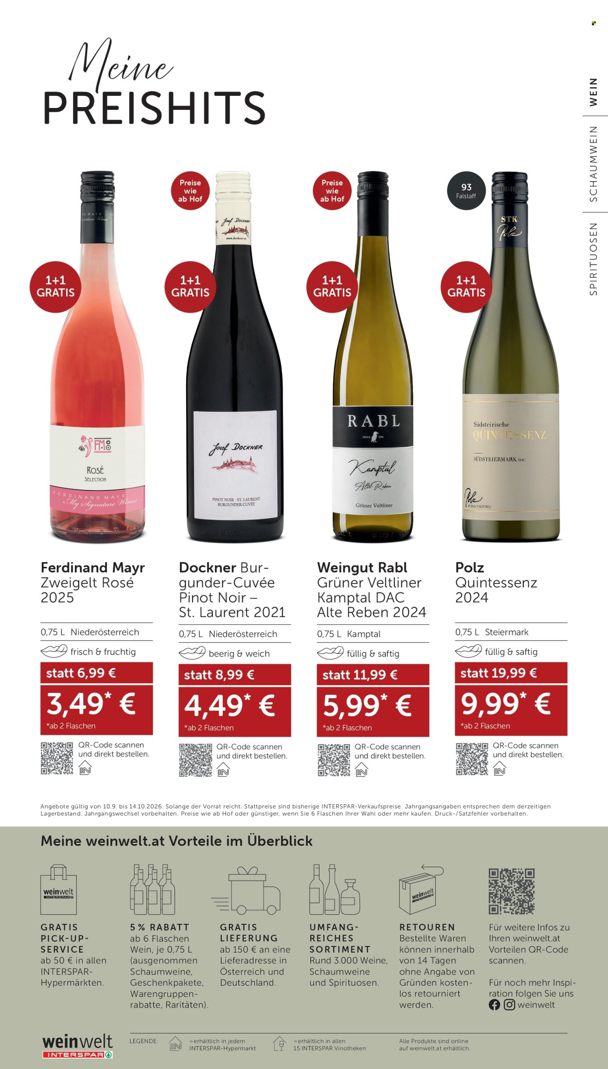 Angebote INTERSPAR - 10.9.2026 - 14.10.2026. Seite 24
