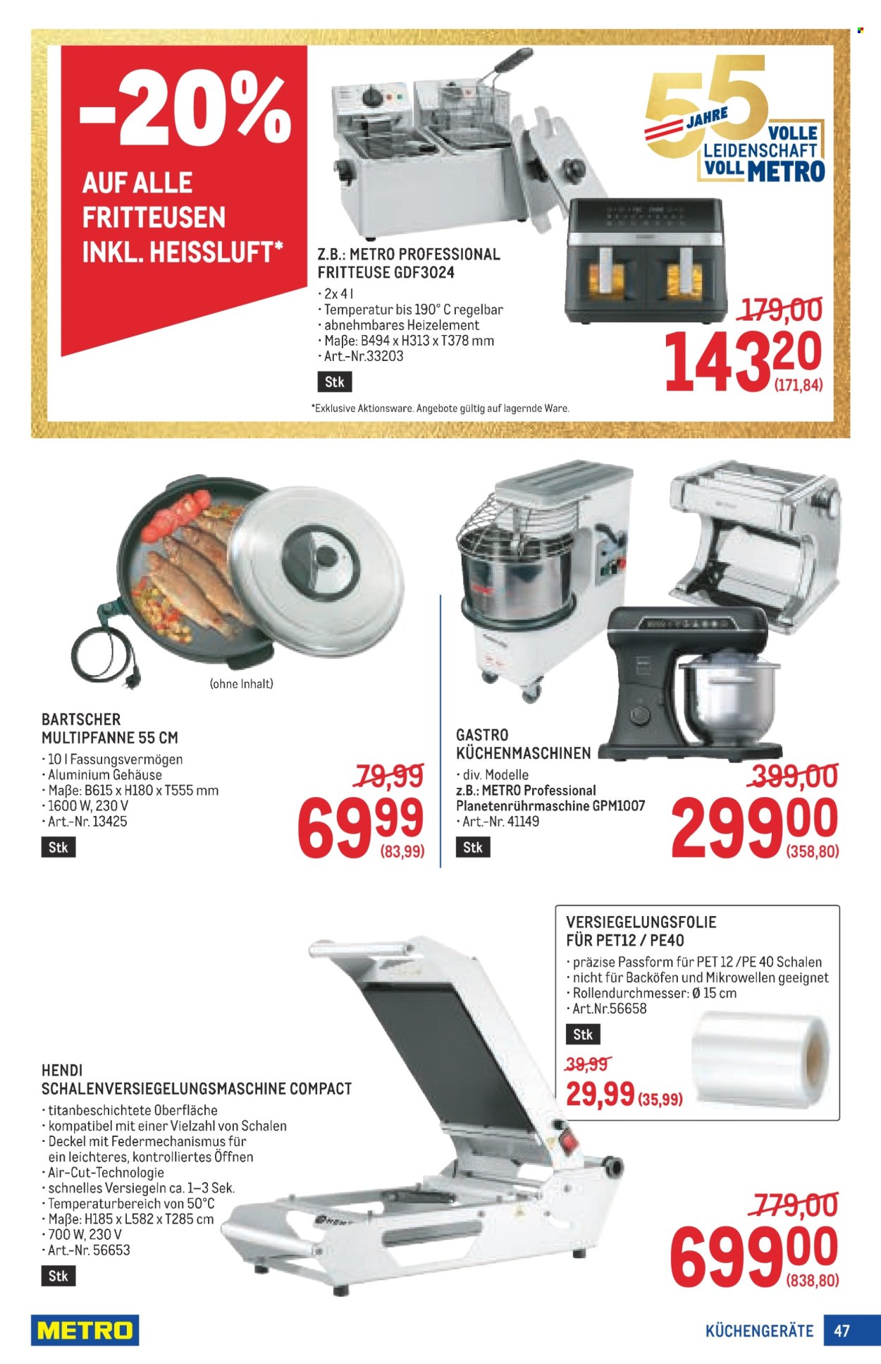 Angebote Metro - 17.9.2026 - 30.9.2026. Seite 47