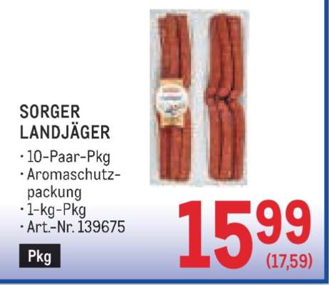 SORGER LANDJÄGER
