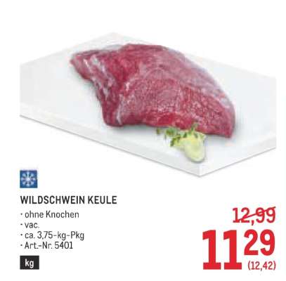 WILDSCHWEIN KEULE