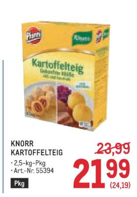 KNORR KARTOFFELTEIG