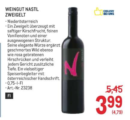 WEINGUT NASTL ZWEIGELT