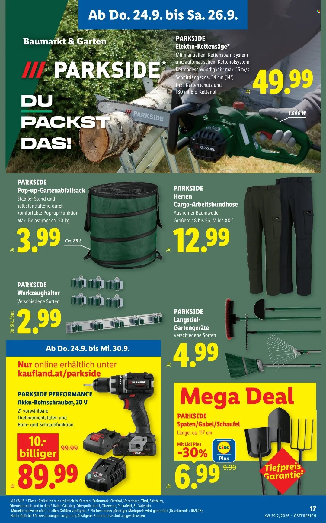 Angebote Lidl - 24.9.2026 - 30.9.2026. Seite 21