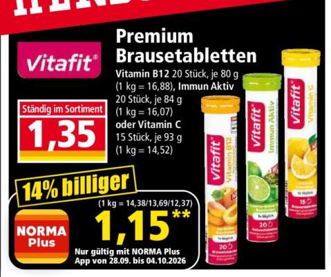 Vitafit Premium Brausetabletten