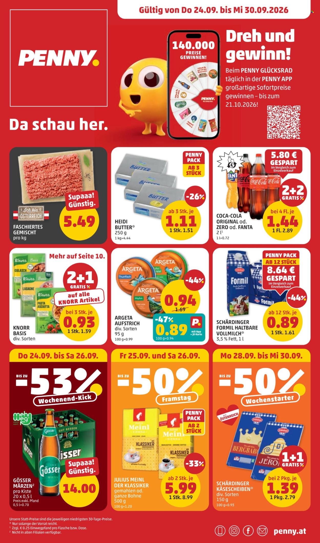 Angebote Penny - 24.9.2026 - 30.9.2026. Seite 1