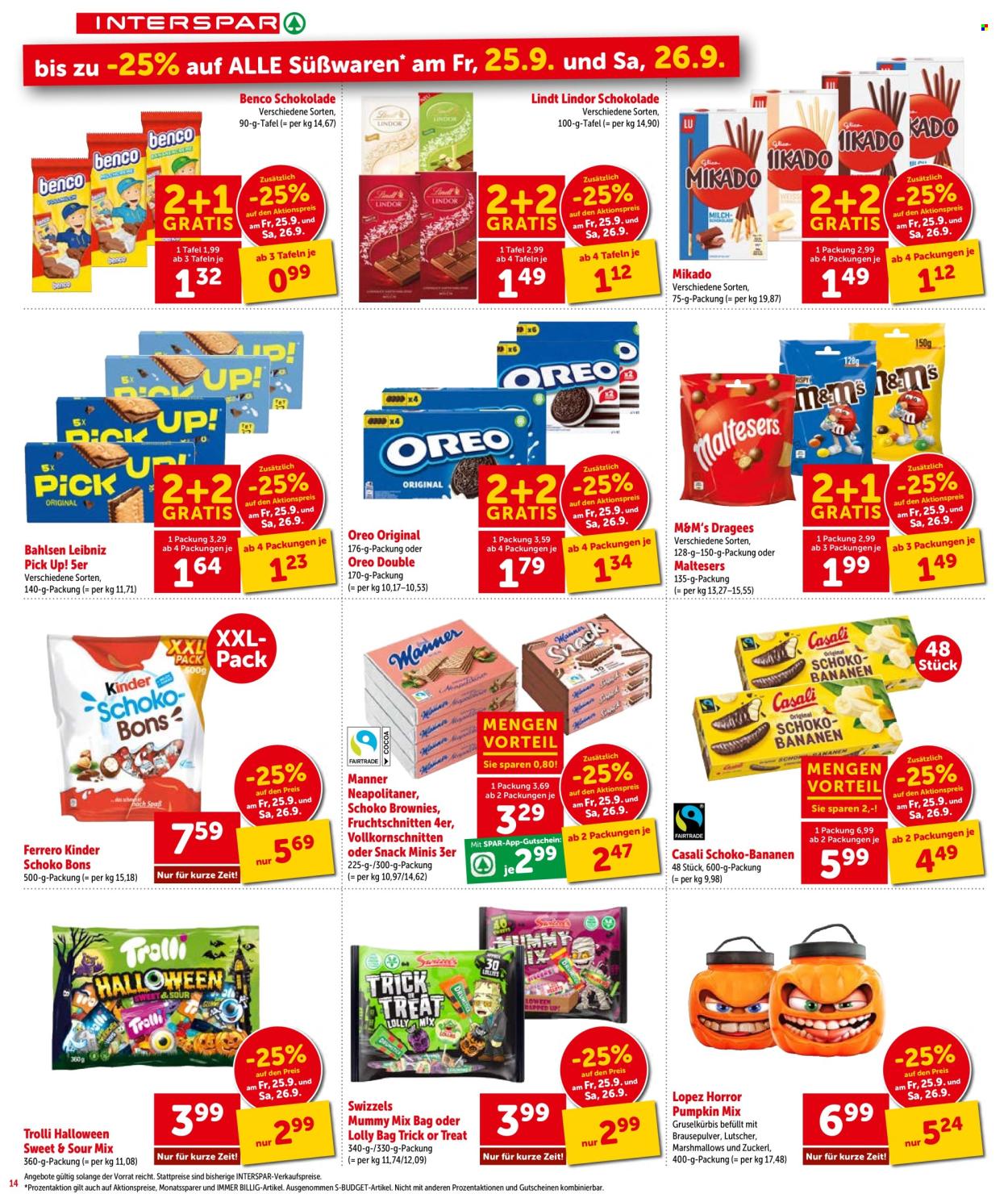 Angebote INTERSPAR - 24.9.2026 - 7.10.2026. Seite 14