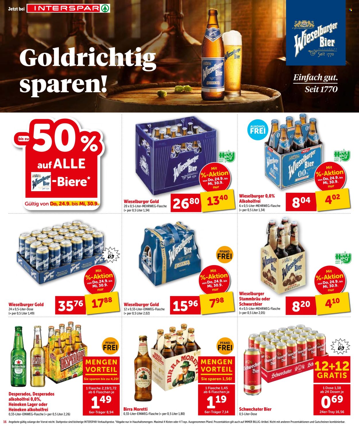 Angebote INTERSPAR - 24.9.2026 - 7.10.2026. Seite 16