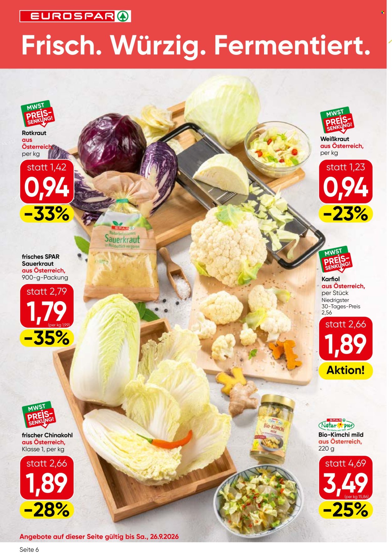 Angebote EUROSPAR - 24.9.2026 - 7.10.2026. Seite 6