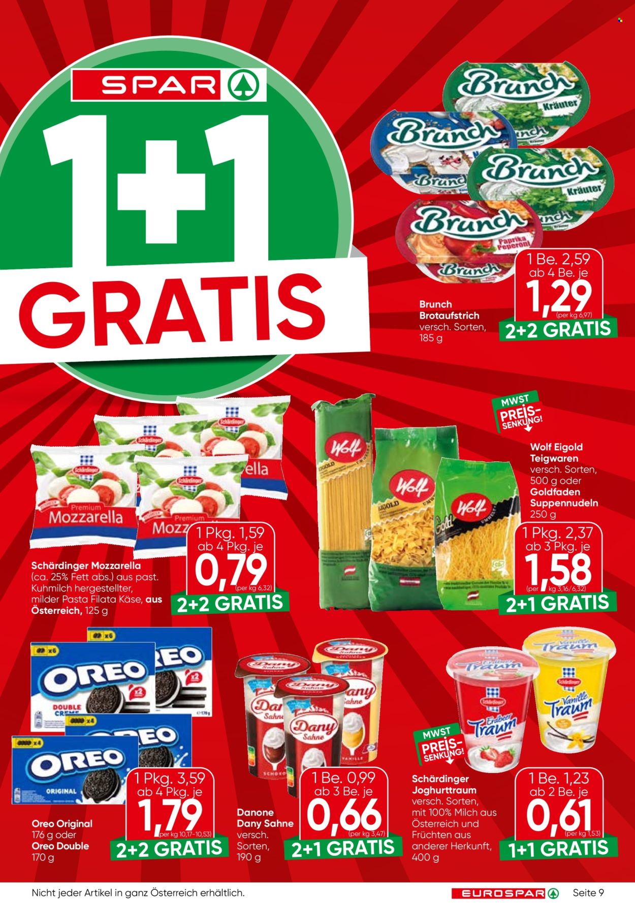 Angebote EUROSPAR - 24.9.2026 - 7.10.2026. Seite 9