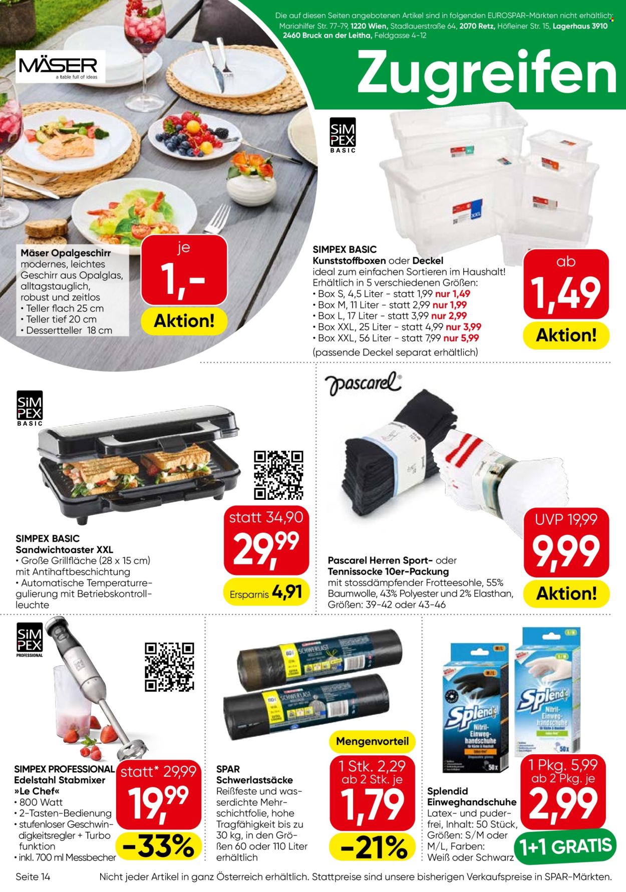 Angebote EUROSPAR - 24.9.2026 - 7.10.2026. Seite 14