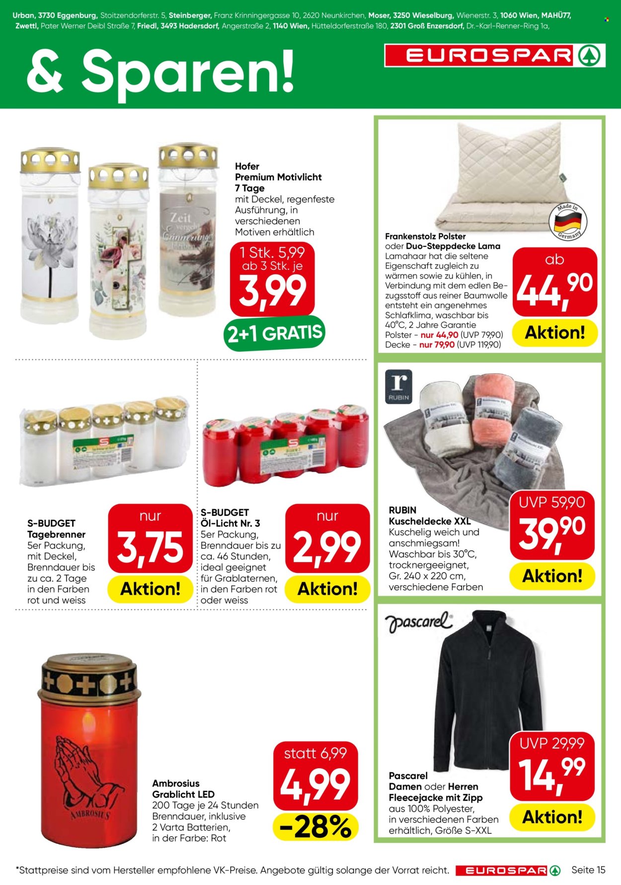 Angebote EUROSPAR - 24.9.2026 - 7.10.2026. Seite 15