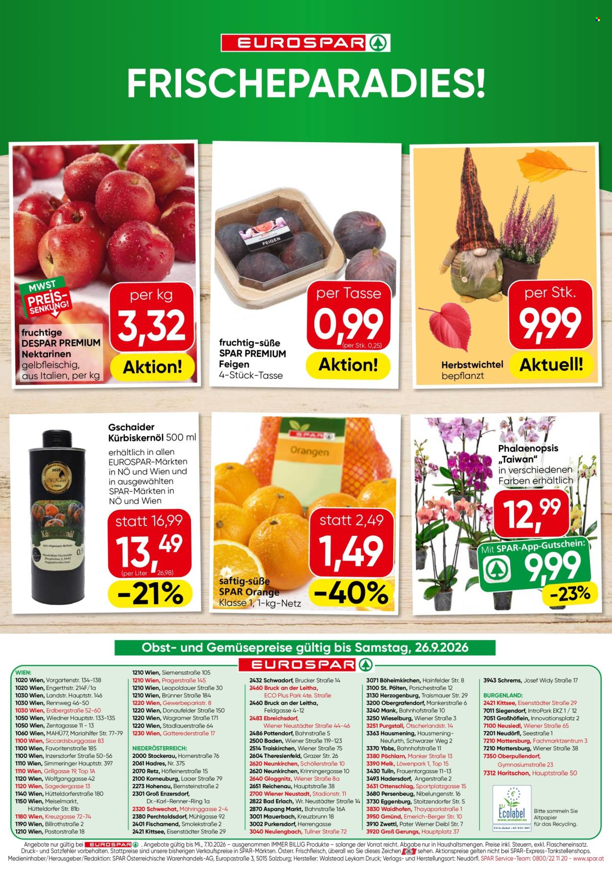 Angebote EUROSPAR - 24.9.2026 - 7.10.2026. Seite 16