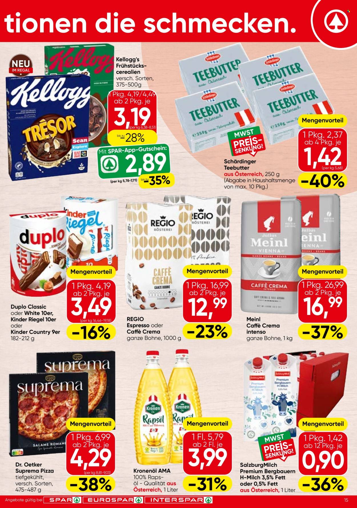 Angebote SPAR - 24.9.2026 - 7.10.2026. Seite 15