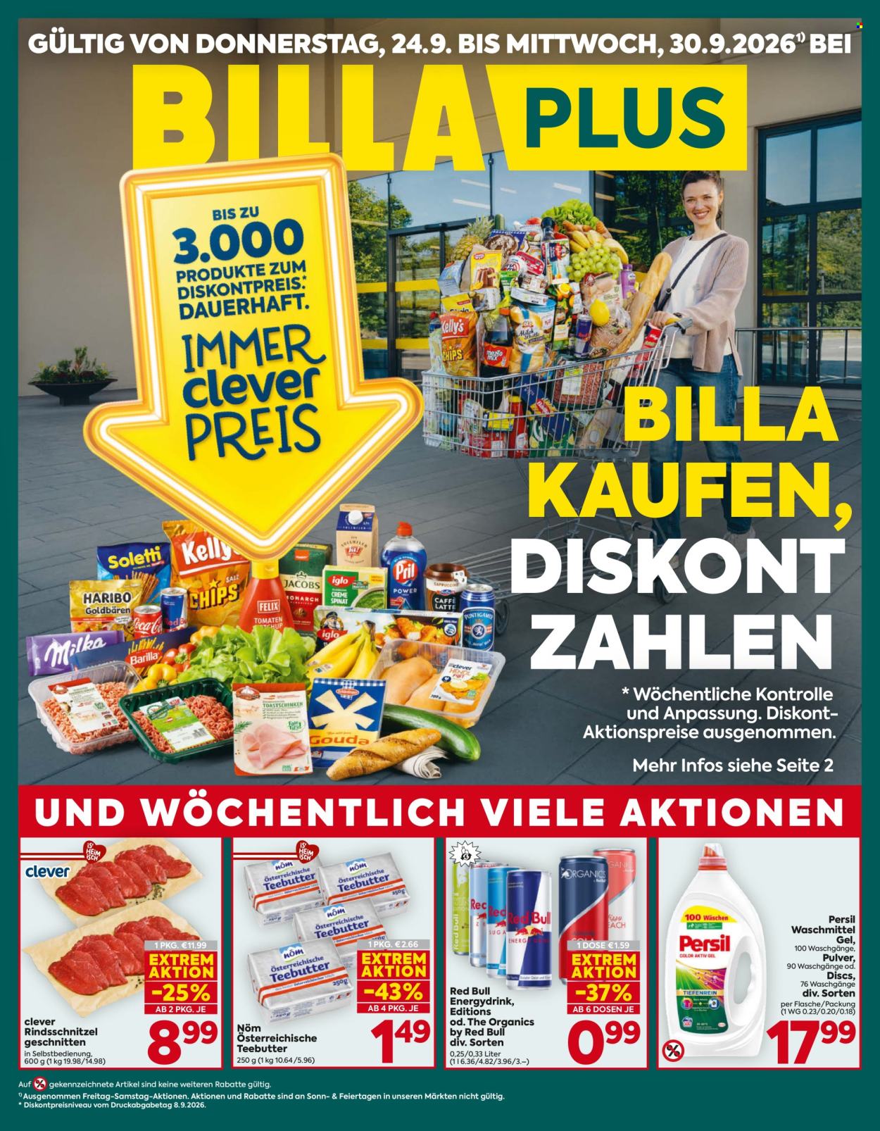 Angebote Billa Plus - 24.9.2026 - 30.9.2026. Seite 1