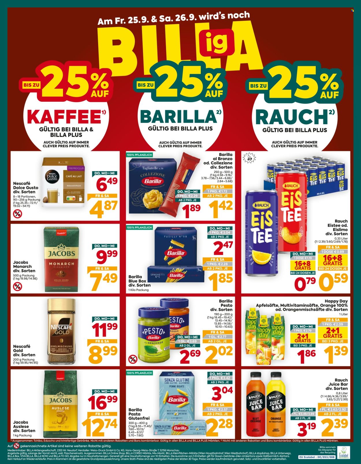 Angebote Billa Plus - 24.9.2026 - 30.9.2026. Seite 16