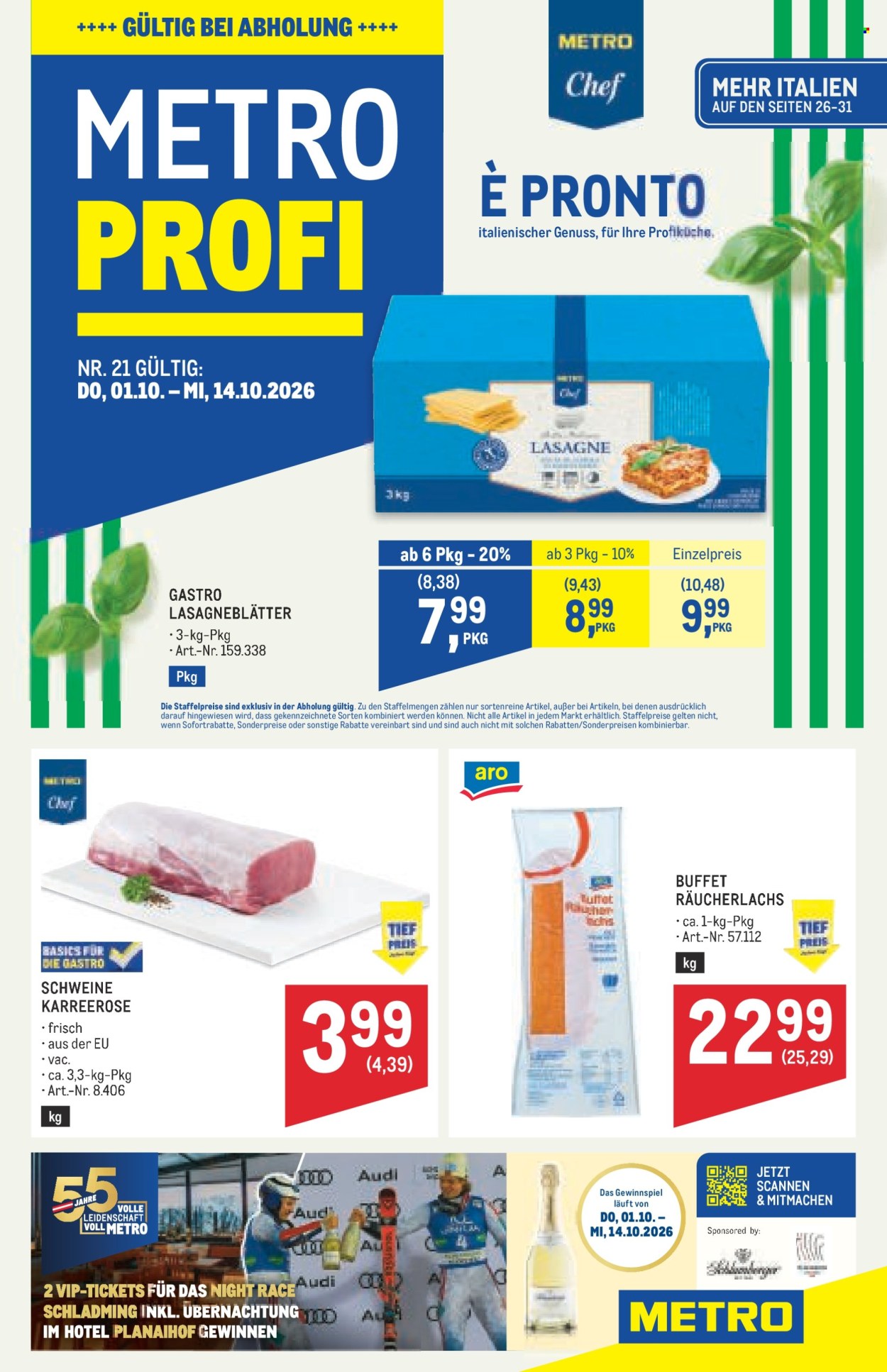Angebote Metro - 1.10.2026 - 14.10.2026. Seite 1