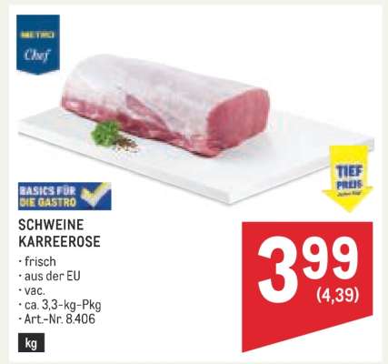 Schweine Karreerose