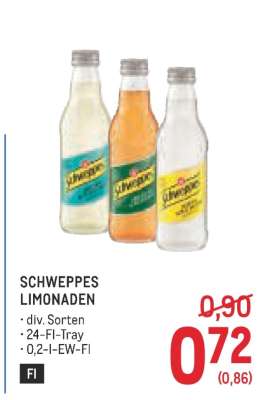 Schweppes Limonaden