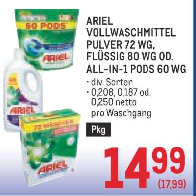 ARIEL VOLLWASCHMITTEL
