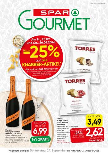 Angebote SPAR - 24.9.2026 - 7.10.2026.