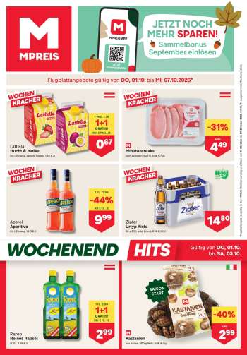 Angebote MPREIS - 1.10.2026 - 7.10.2026.