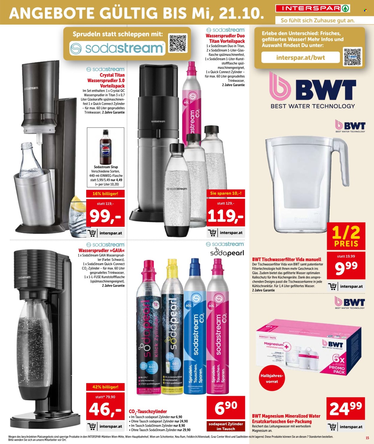 Angebote INTERSPAR - 1.10.2026 - 7.10.2026. Seite 15