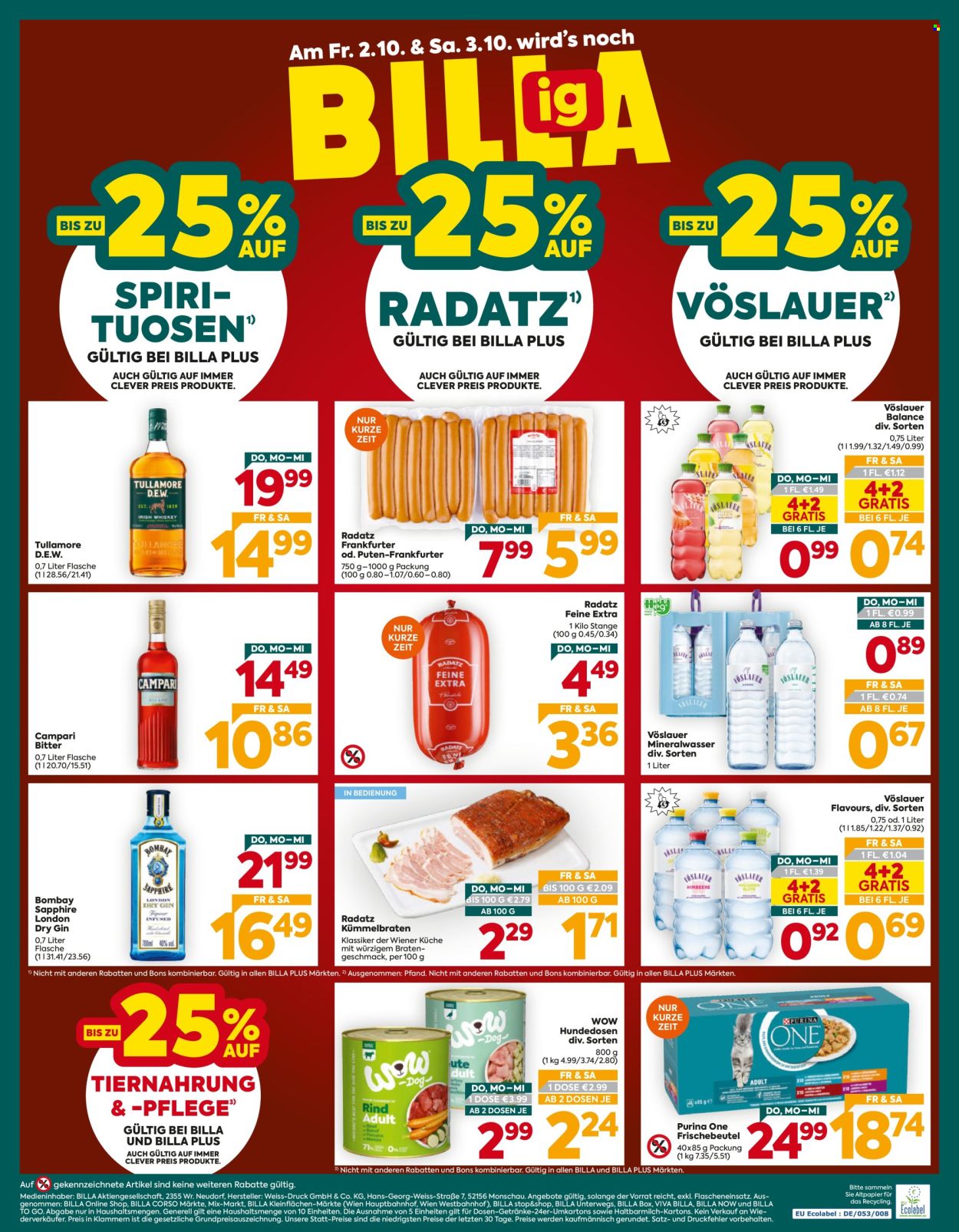 Angebote Billa Plus - 1.10.2026 - 7.10.2026. Seite 16