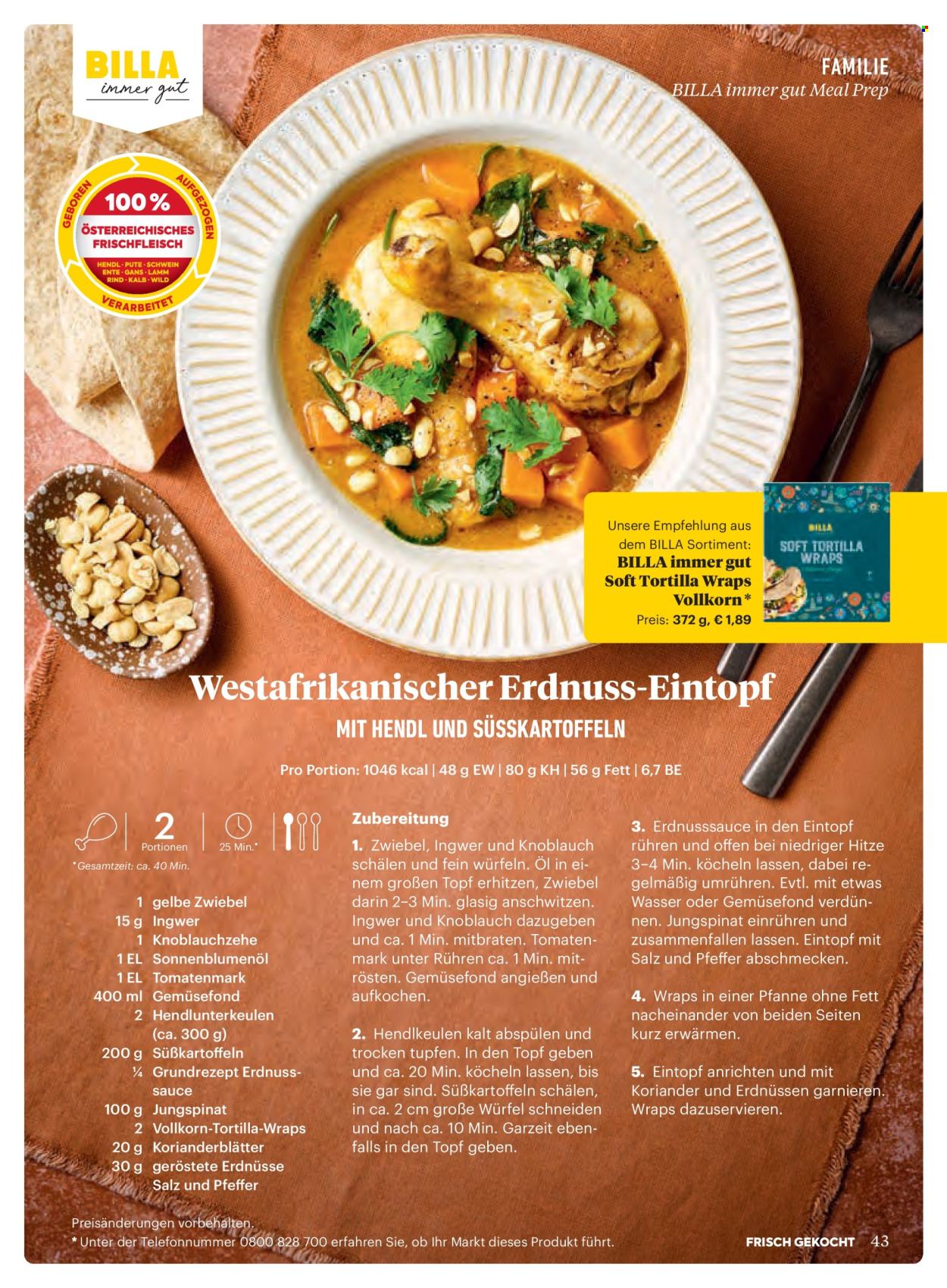Angebote Billa. Seite 43