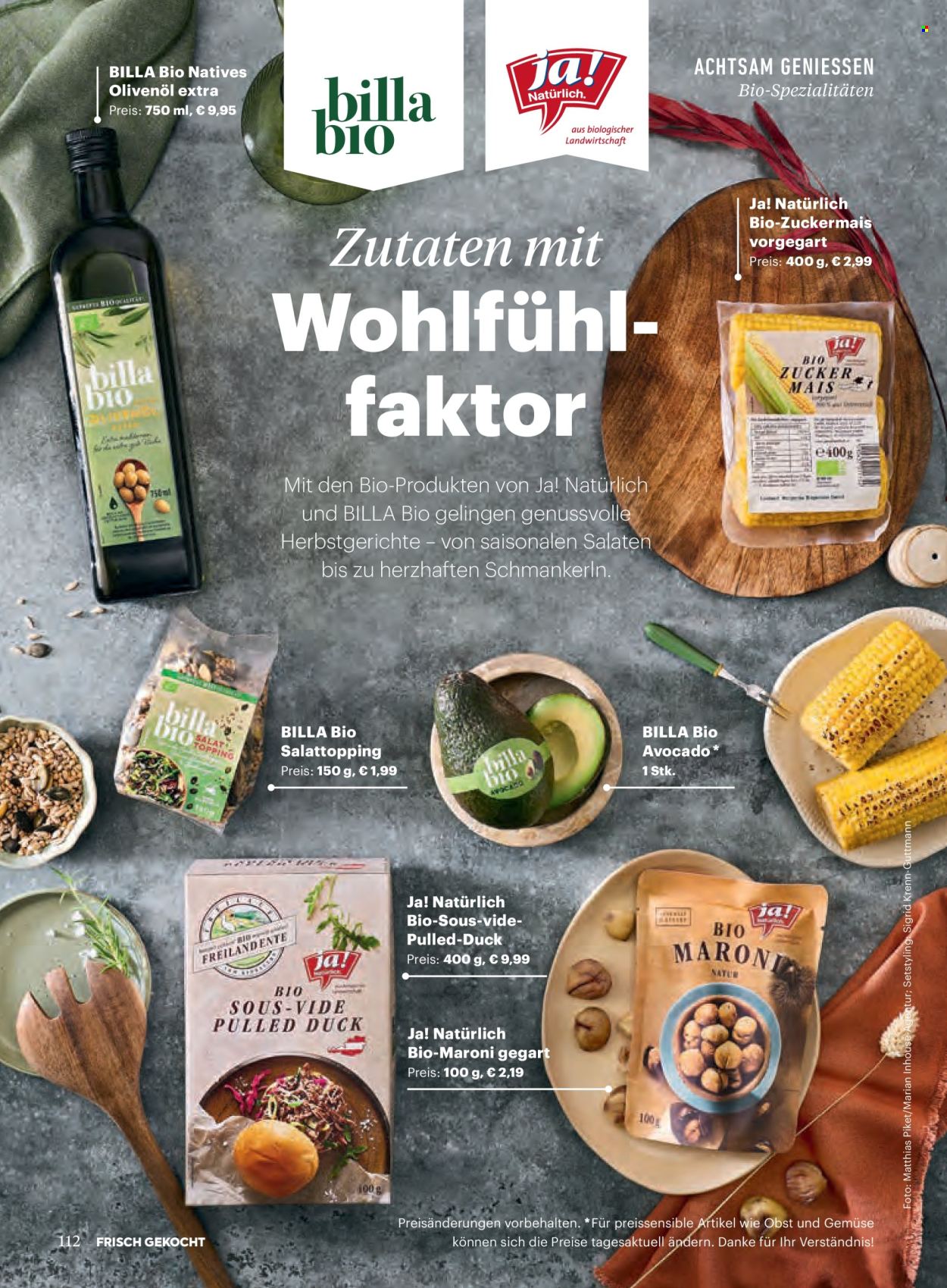 Angebote Billa. Seite 112