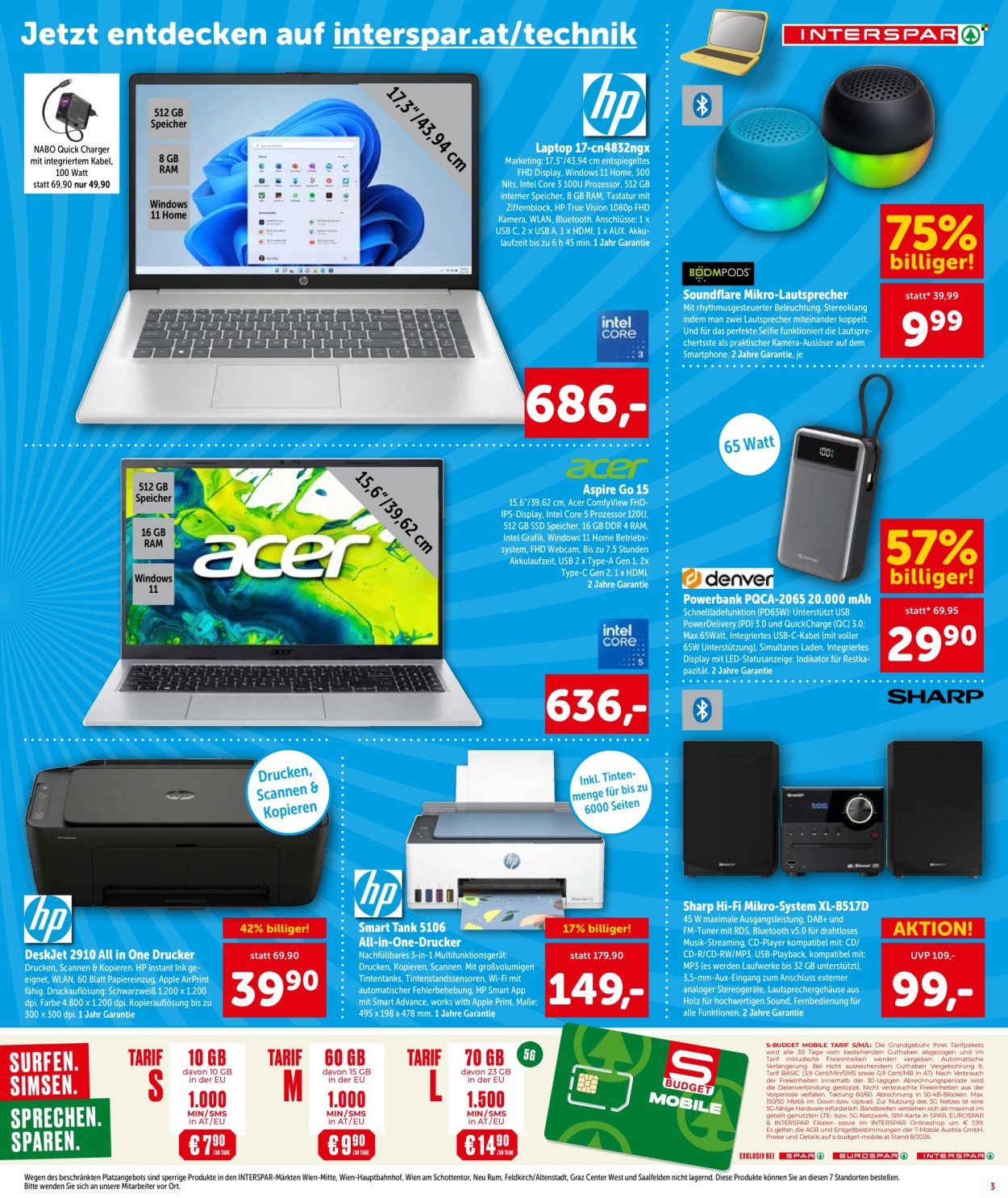 Angebote INTERSPAR - 1.10.2026 - 7.10.2026. Seite 3