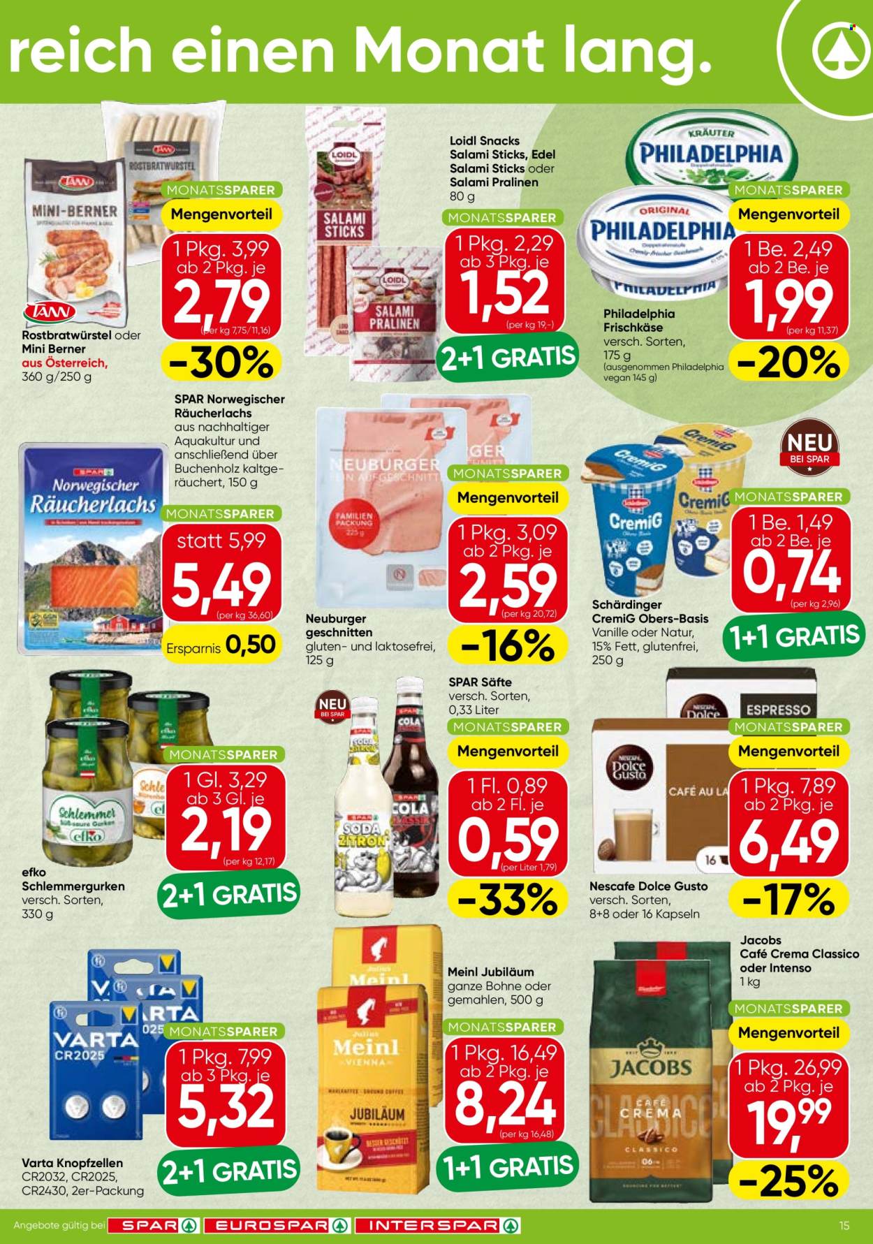 Angebote EUROSPAR - 1.10.2026 - 7.10.2026. Seite 15